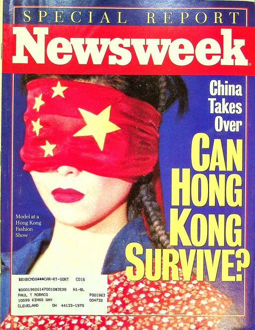 Newsweek Magazine May 19 1997 Hong Kong Returns to China Rule Mao Zedong TWA 800 1