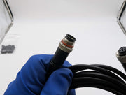 M8 6 Pin Male to 6 Pin Female Extension Cable 15ft IP67 EC1-0015 3