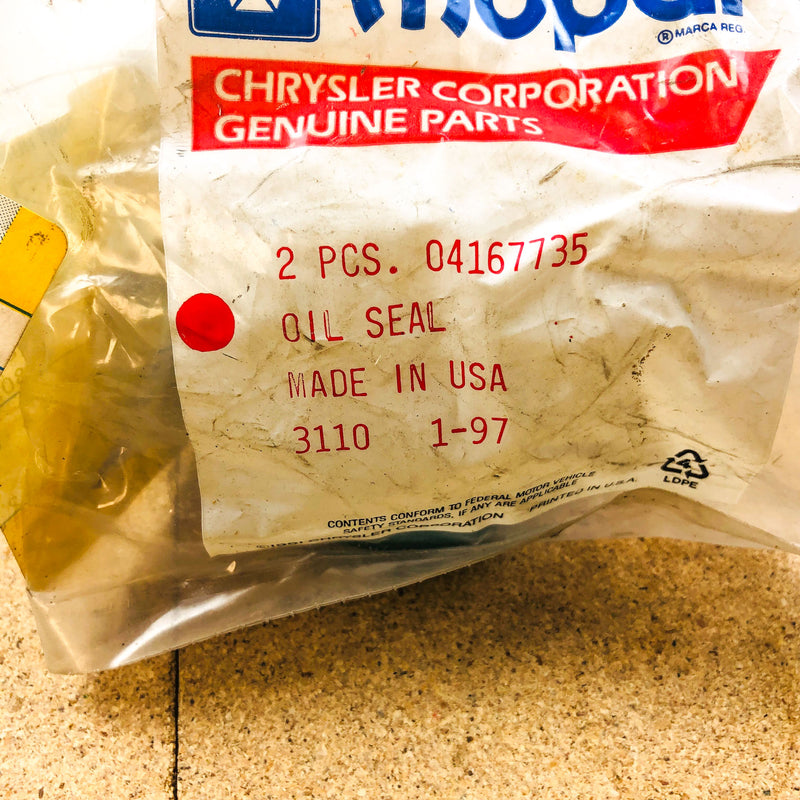 Mopar 4167735 Seal for Transfer Box Rear Extension OEM Genuine USA Made NOS 1ct 10