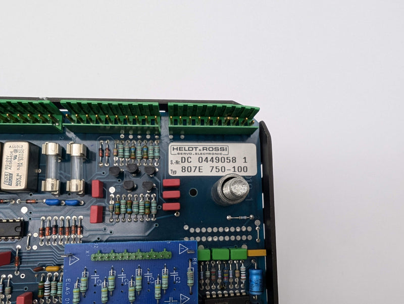 Heldt & Rossi 807E 750-100 Operational Transistor Servo Drive Amplifier SM807DC
