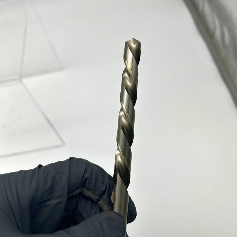 Chicago-Latrobe 44427 Jobber Drill Bit 27/64 List 150L Left Hand HSS Bright 2pk