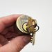 Schlage Mortise Lock Cylinder 1" Length Antique Brass 20-061 C Keyway NOS 1