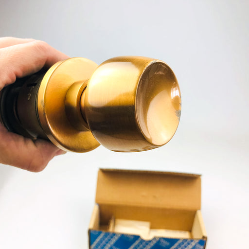 Yale Passage Closet Door Knob 5401 Brandywine US10 Satin Bronze New No Latch 1