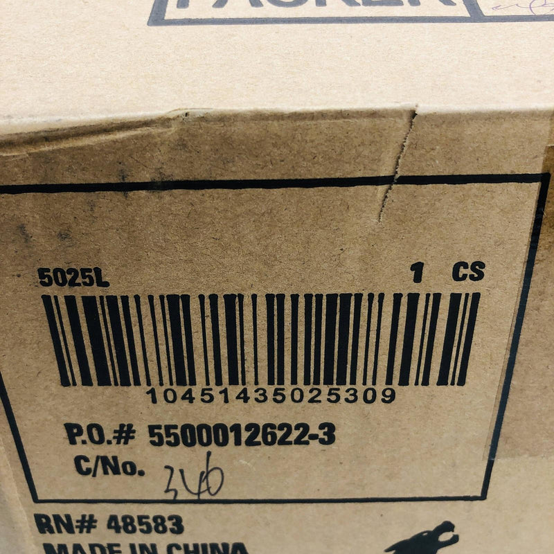 MCR Safety 5025 Disposable Glove Large Powdered Vinyl 9.5" L 6.5Mil 400 Gloves 4