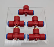 SMC KEB12 Relief Valve 1-Touch Fitting Tee Shape 12mm Pack of 5 1