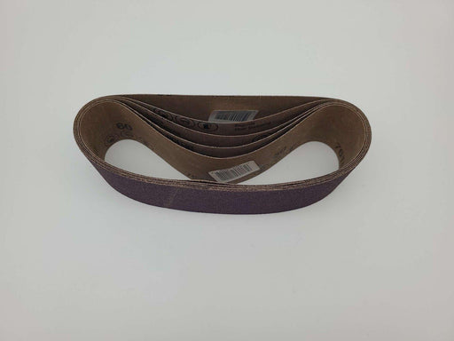 3M Cubitron 761D 60 Grit Sanding Belts 3" W x 24" L Aluminum Oxide Pack of 5 2