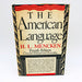 The American Language H. L. Mencken Hardcover 1960 15th Printing Linguistics 1