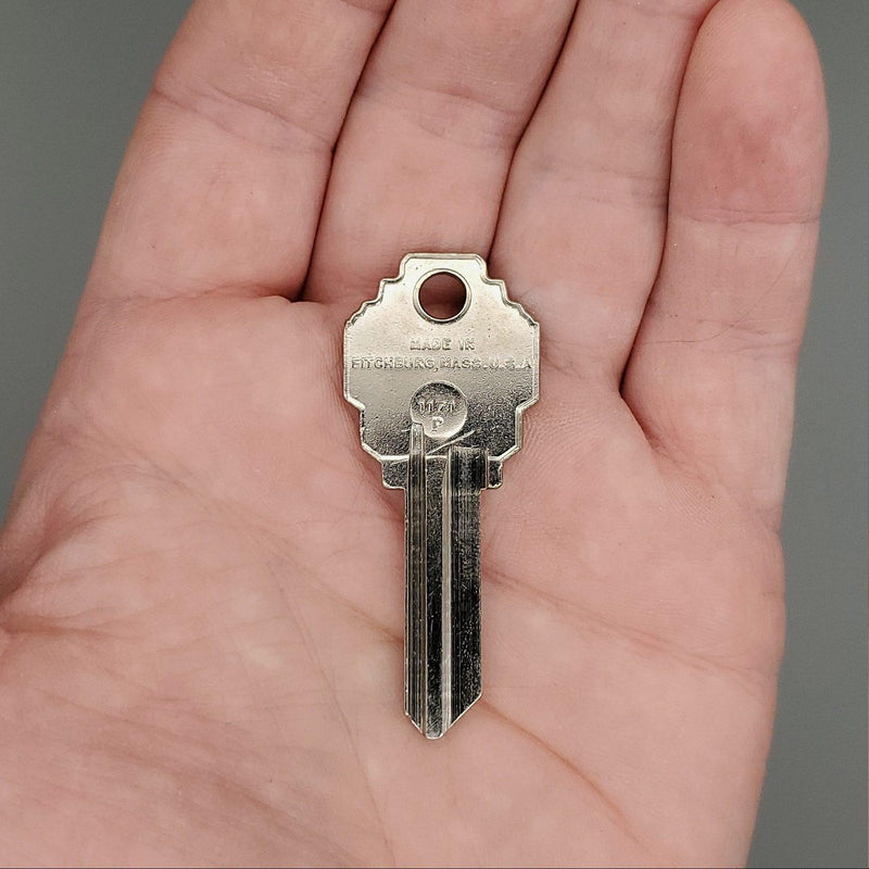 10x Ilco 1171P Key Blanks Olympic OL1 OL1 Keyway Nickel Plated NOS 2
