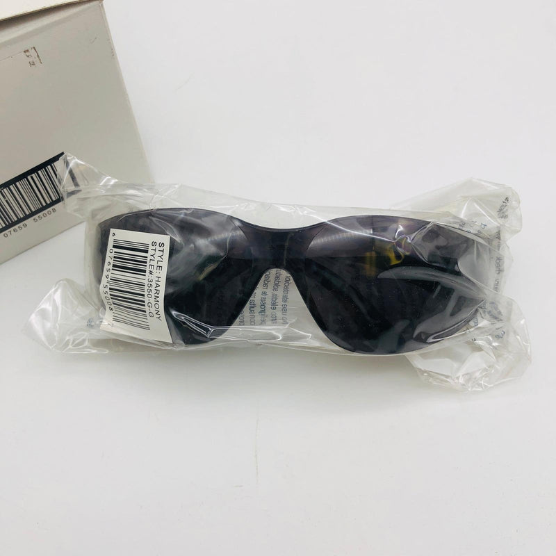 12x Ironwear 3550-G-G Safety Glasses Harmony Gray/Gray 1 Piece Lens Scratch Resi 8