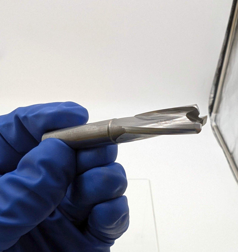 Garr 3/8" End Mill 3 Flute .060" Radius 1" LOC 3" OAL 10 Deg Helix Solid Carbide 1