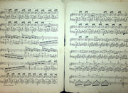 Monastery Bells Vintage Sheet Music Large Lefebure Wely Nocturne Monk Religious 3