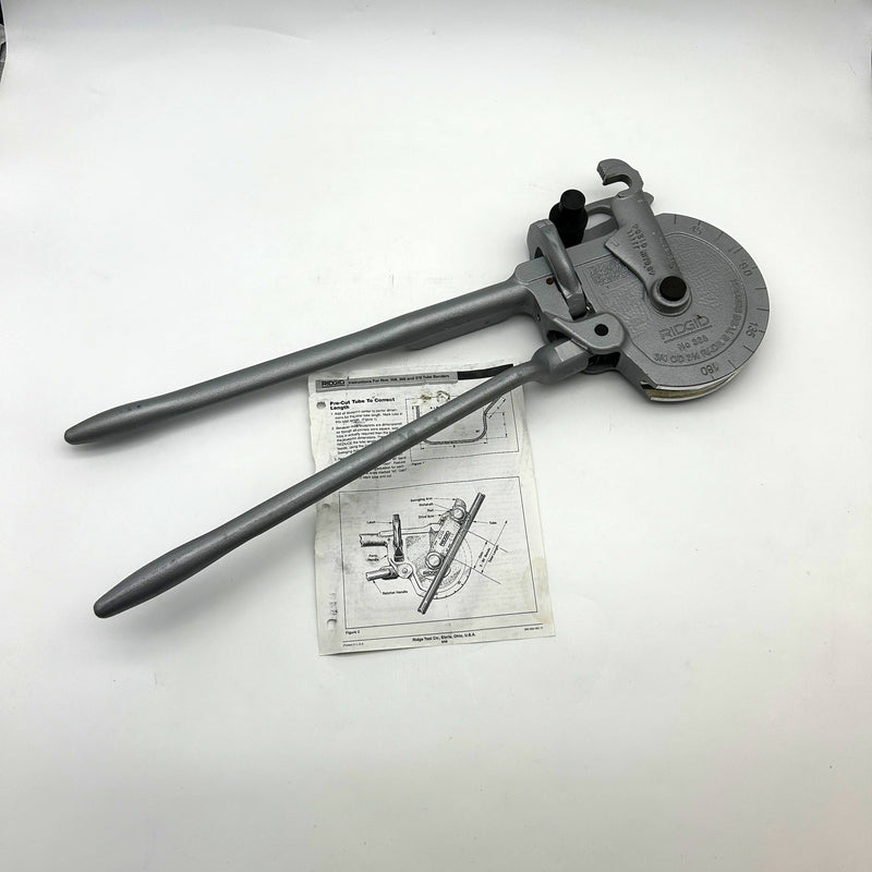 Rigid 35175 Geared Ratchet Tube and Pipe Bender 368 3/4 Tubing Outside Diameter