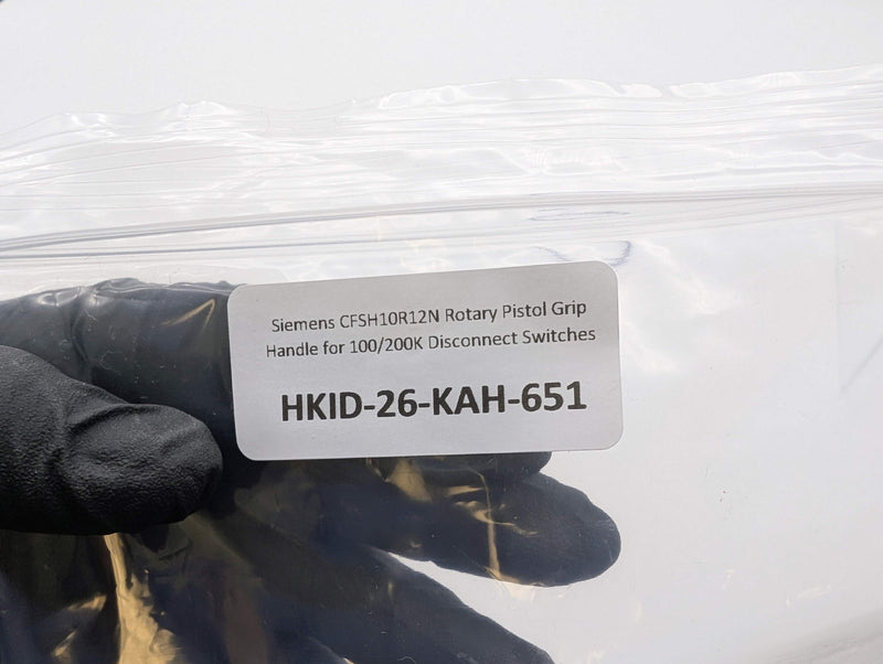 Siemens CFSH10R12N Rotary Pistol Grip Handle for 100/200K Disconnect Switches