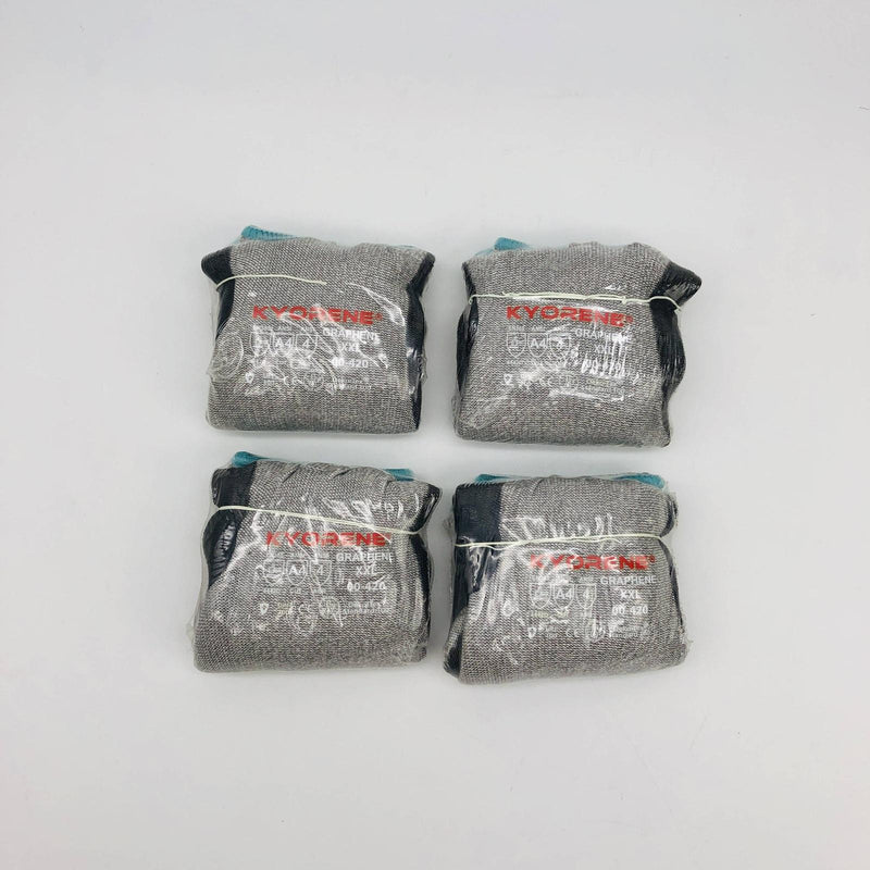 Armor Guys Kyorene 00-420 Work Glove Sz 2XL 13 Gauge Poly Palm Coating 4 Pairs 9