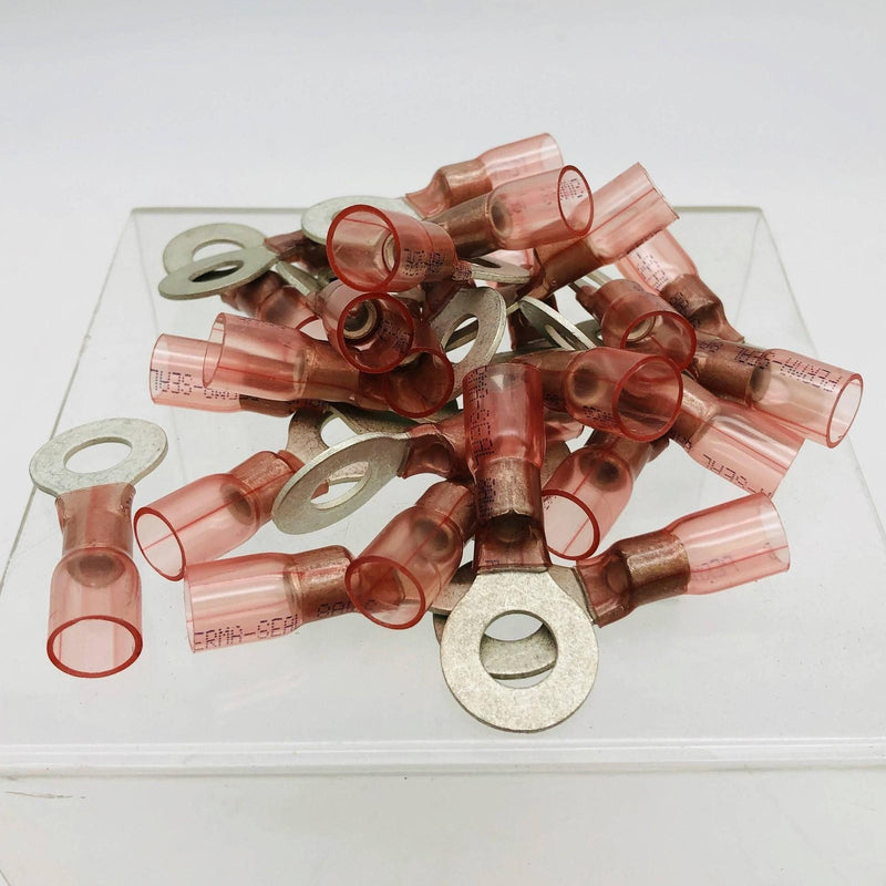 Molex 0191640082 Crimp Terminal Ring Connector 22-18 AWG Perma Seal Lot of 25 1