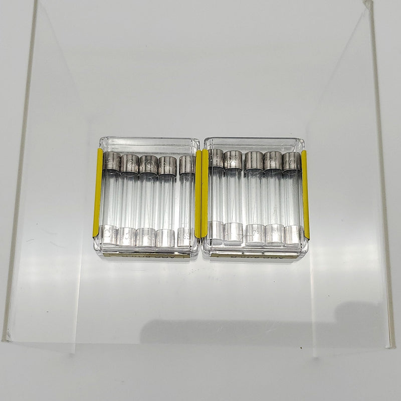 Bussmann AGC-6/10-R Fuses 0.6A 250V Fast Acting Glass Pack of 10 2