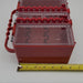 Brady 50937 Portable Group Lockout Box 12 Hooks Red 8.5" W x 7.5" H x 4.25" L 8