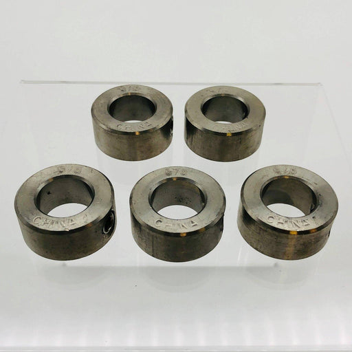 Stafford 34S010 Set Shaft Collar 5/8in Stainless Steel Standard Series Lot of 5 1