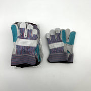 PIP 84-7533J Leather Gloves Large Double Palm Gunn Cut Wing Thumb 12 Pairs 8