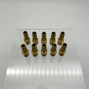 10pk Midland Metal 32012 Brass Fitting 3/8 Hose Barb X 1/4 Male NPTF Max 150 PSI 9