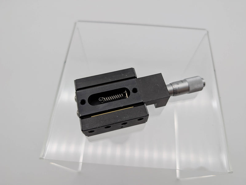Deltron R401 Ball Slide Positioning Stage Micrometer Driven 0.5" Travel 40lb 3