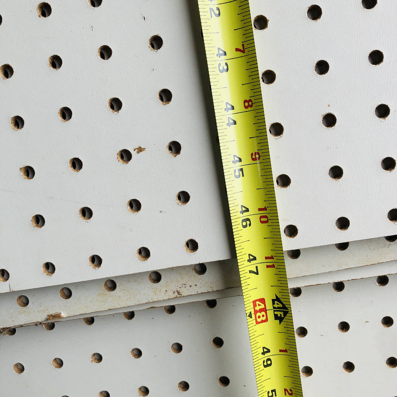 Pegboard Sheets Lot of 15 48.5in x 46.75in