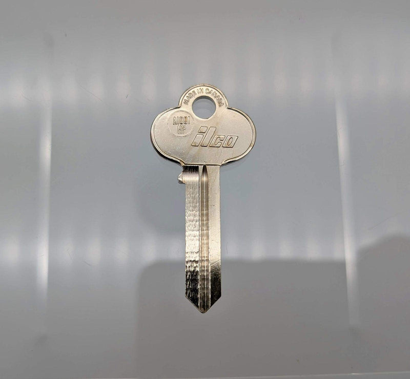 10x Ilco A1001HP Key Blanks for Some 6 Pin Corbin Russwin Locks Nickel Plated 1