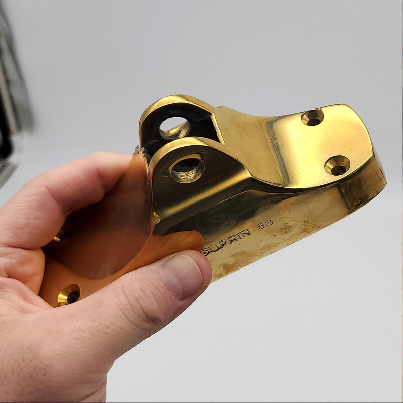 Von Duprin 050437 Rim End Case Polished Brass Hinge Side for 88F Exit Device 3