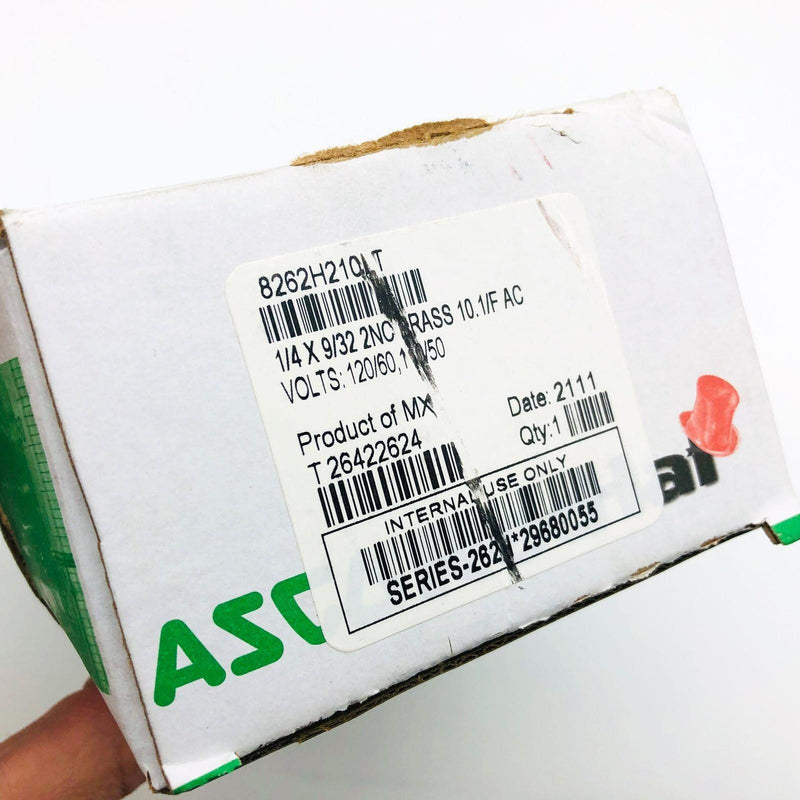 ASCO Redhat 8262H210LT Solenoid Valve 120/60 110/50 2-Way 1/4 in Pipe Size Brass 2