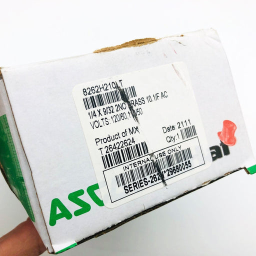 ASCO Redhat 8262H210LT Solenoid Valve 120/60 110/50 2-Way 1/4 in Pipe Size Brass 2