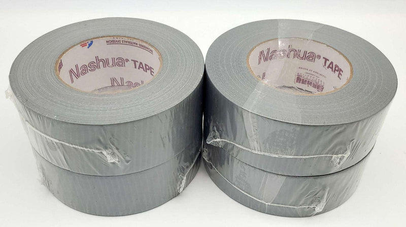 Nashua 394 Silver Duct Tape 1.89in x 60yd 9 Mil Pro Grade Pack of 4 Rolls 1