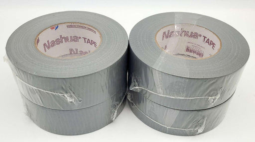 Nashua 394 Silver Duct Tape 1.89in x 60yd 9 Mil Pro Grade Pack of 4 Rolls 1