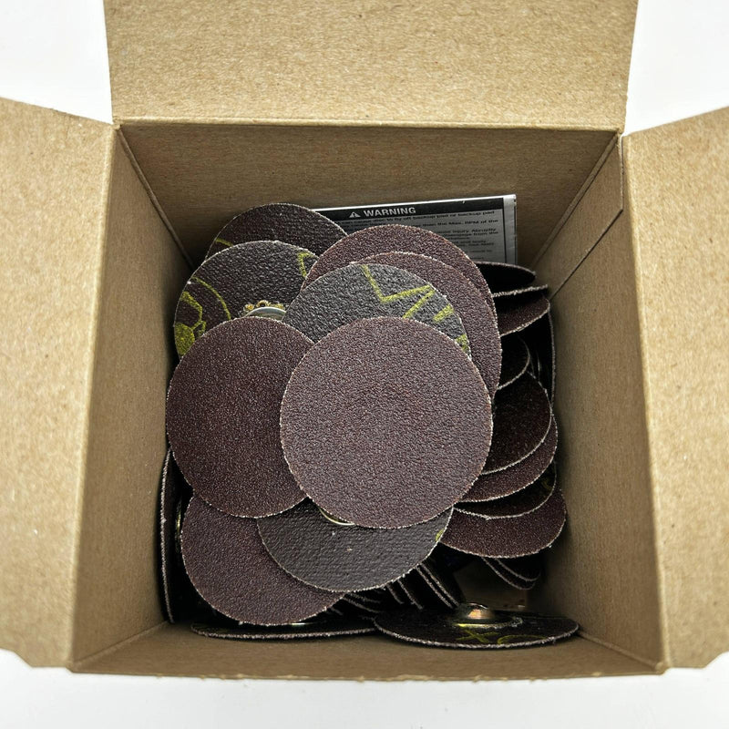 3M Roloc 49938 Quick Change Disc 2inch TSM 361F AO 80 Grit Medium 65pk/Box 1