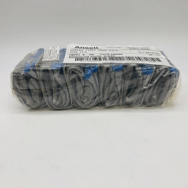 Ansell Hyflex 11627 Work Gloves Size 11 XL Polyurethane Palm Vending Pk 6 Pairs 6