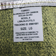 National Safety Apparel L09NJNJVCFSLG Silver Spat Large Hook Loop Aluminized OPF 3