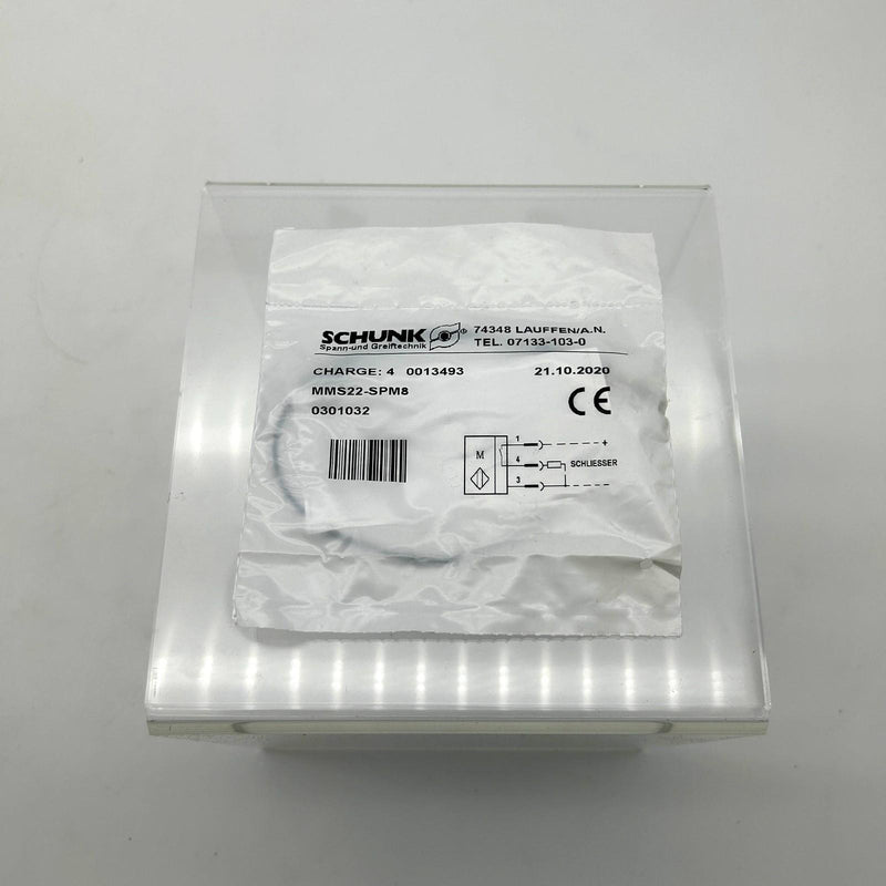 Schunk MMS22-SPM8 Electronic Magnetic Switch 301032 PNP 30CM Cable 10-30 VDC 5