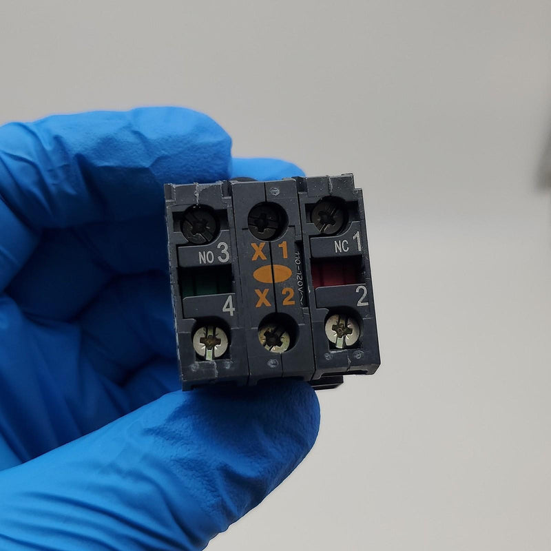 Schneider Electric ZB5AW0G55 Yellow LED Lamp Module Harmony XB5 / XB4 120V 3