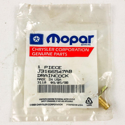Mopar J3166547AB Draincock for Radiator OEM NOS 1983-86 CJ 7-8 XJ Cherokee 1