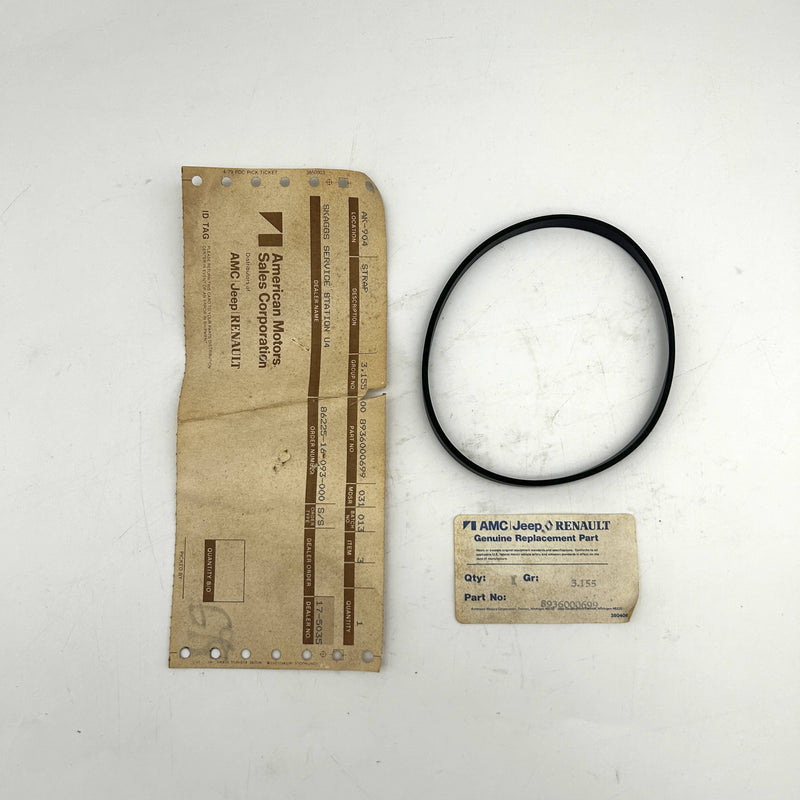 AMC Jeep 36000699 Seal Gasket Rubber Group 3.155 OEM New Old Stock NOS Loose
