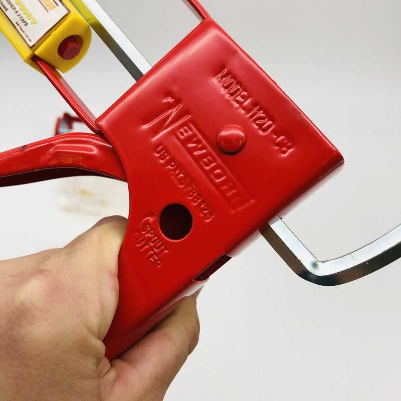 Newborn Brothers 112D Caulk Gun 1/10 Gal Drip Free EZ Thrust Red Lot of 2 7