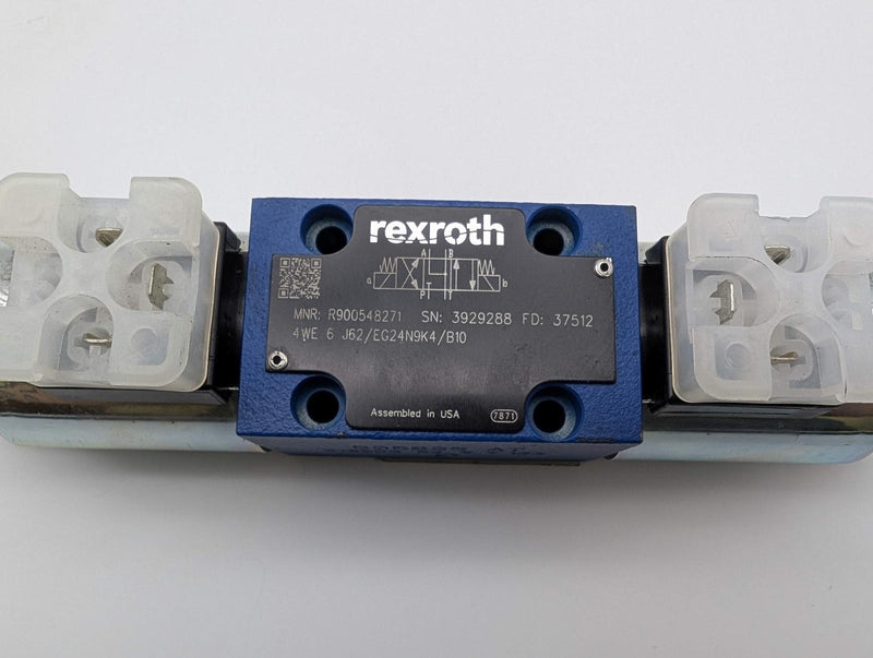 Rexroth R900548271 Directional Spool Valve 4-Way 3-Position 4WE6J6X/EG24N9K4/B10