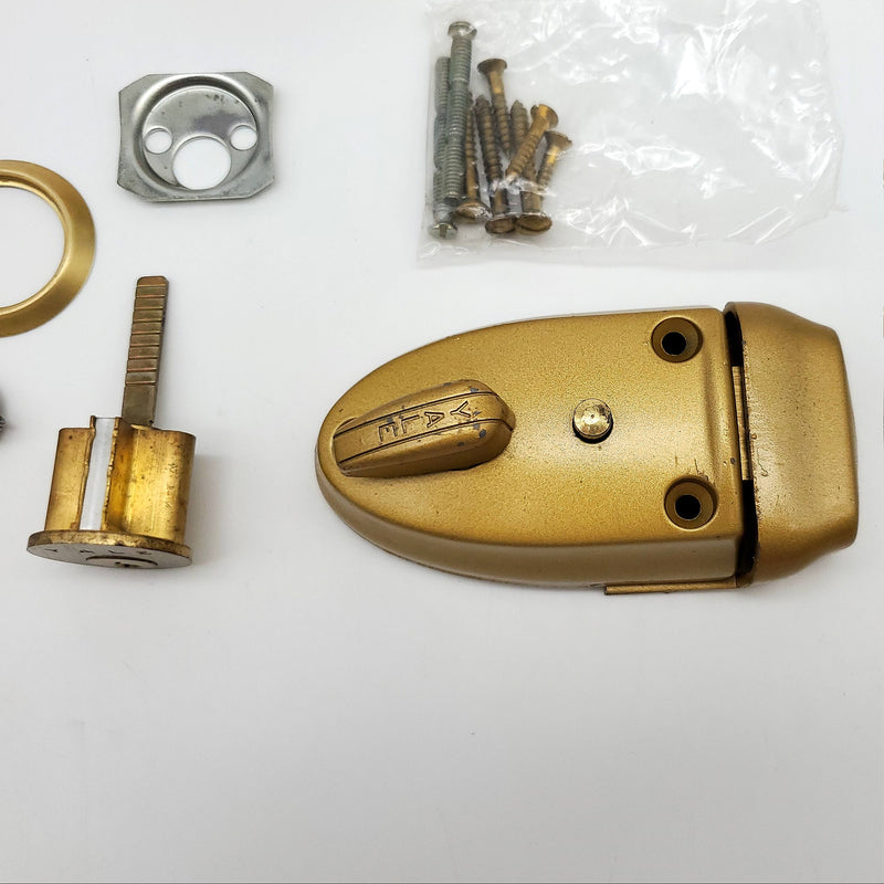 Yale Rim Latchlock Deadbolt No 042 for 1-1/8" to 2-1/4" Thick Doors w/ Cylinder