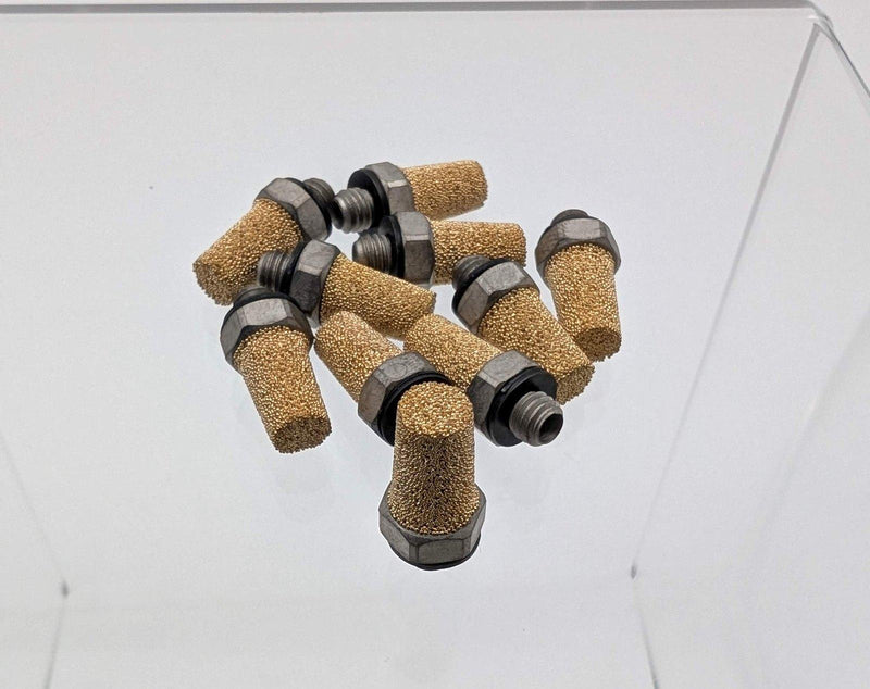 Arrow Pneumatics ASP-M 10/32 Exhaust Muffler #10-32 300 PSI 40 Micron 10 Pack 1