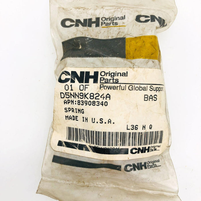 CNH D5NN9K824A Spring OEM NOS New Holland 83908340 Sealed Red 5