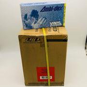 PIP Ambi-dex 64-V2000/S Disposable Vinyl Gloves Sz Small Powdered 4 mil 10 Boxes 8