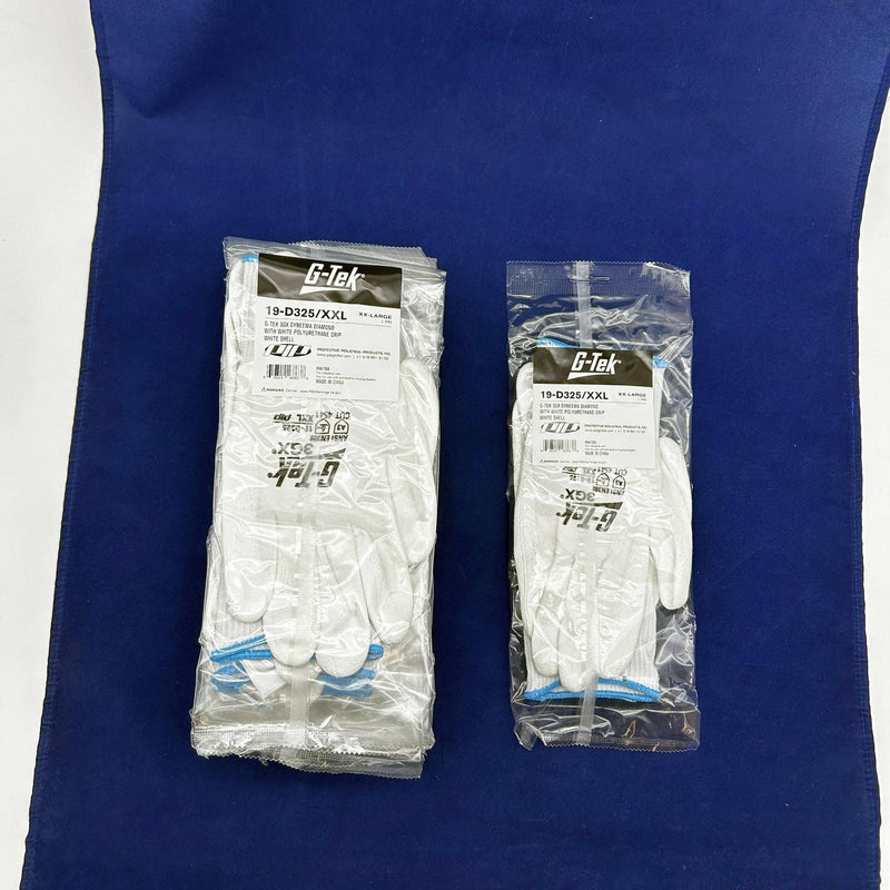 G-Tek 19-D325 Cut Resistant Glove XX-Large 2XL White 3GX Dyneema Diamond 12 Prs 11