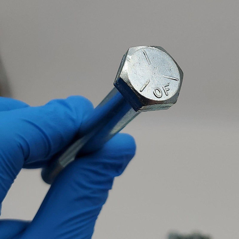 Lawson 1/2-13x5" Hex Head Cap Screws FA65074 Grade 5 Zinc Pack of 5 2