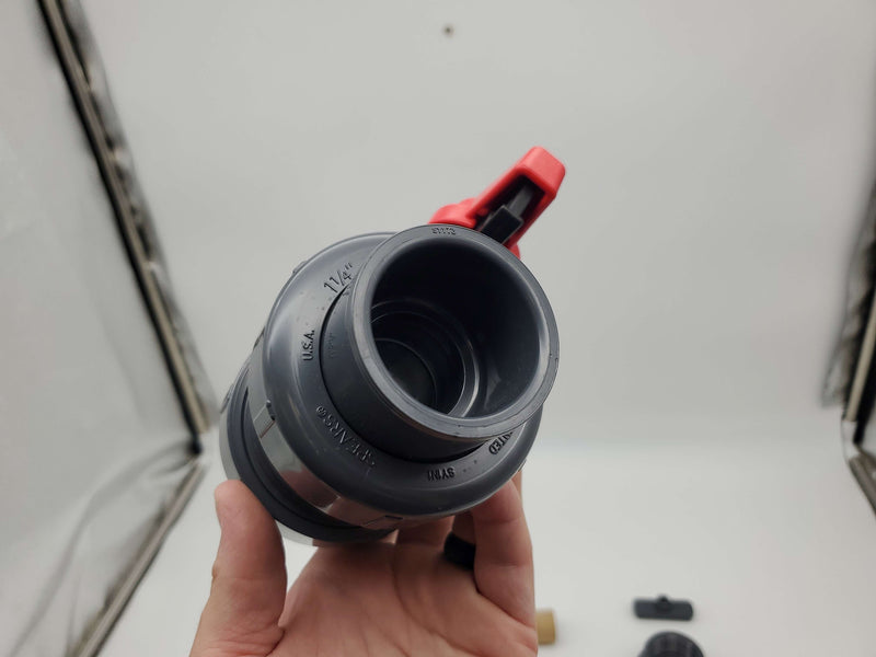 Spears 1839-012 1-1/4" True Union Ball Valve PVC FKM Seal 235 PSI 4