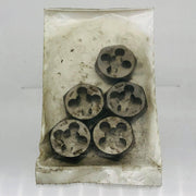 Irwin Hanson 6638 Die 10mm x 1 Hexagon High Carbon Steel 1in Across Flat RH 5pk 1