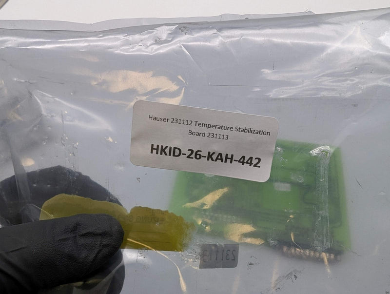 Hauser 231112 Temperature Stabilization Board 231113 7